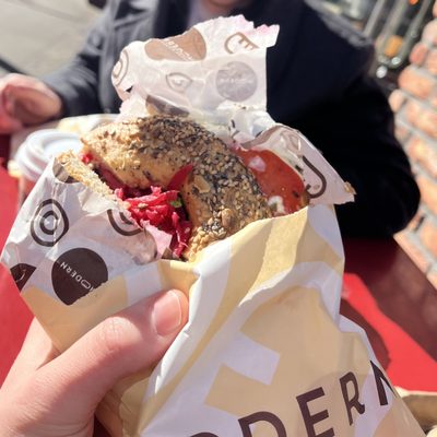 Modern Bread and Bagel by null