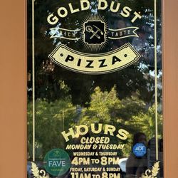 Gold Dust Pizza Copperopolis
