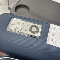 The massage chairs have warmers! My favorite... The massage chairs have warmers! My favorite...