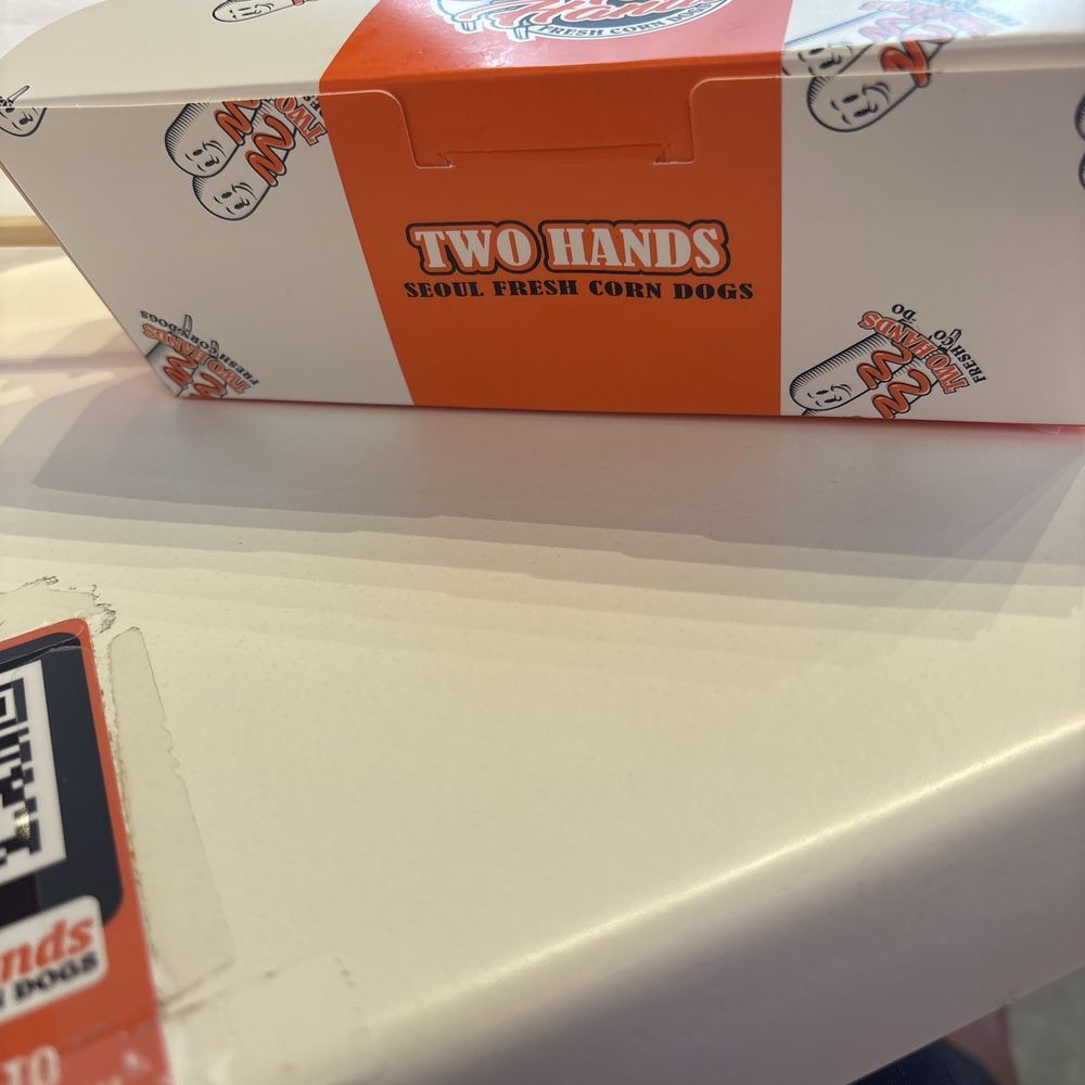 Two Hands Fresh Corn Dogs - Phoenix - Boxed up and ready - Hot Dogs Near Me - Phoenix, Arizona Two Hands Fresh Corn Dogs - Phoenix - Boxed up and ready - Hot Dogs Near Me - Phoenix, Arizona