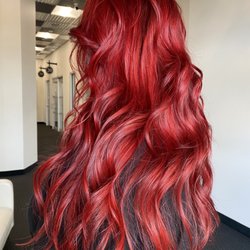 Hair by Christine Lee - Red balayage