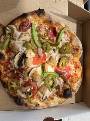 Blues Fired Pizza by null