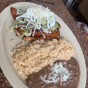 Gabby's Grill & Café - My Babes Cheese Enchiladas With Rice And Beans..!!! - Mexican Near Me - Lost Hills, California