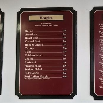Hometown Deli Inc - menus on a wall - Caterers Near Me - Newtown, Pennsylvania Hometown Deli Inc - menus on a wall - Caterers Near Me - Newtown, Pennsylvania