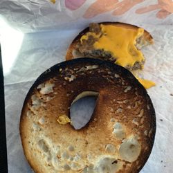 Dunkin' - Turkey Sausage Egg & Cheese it had no egg and my bagel was burnt