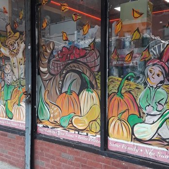 Key Food - Key Food's window for "Pumpkin Season." - Grocery Near Me - Clinton Hill, New York Key Food - Key Food's window for "Pumpkin Season." - Grocery Near Me - Clinton Hill, New York