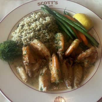Scott's Seafood - Seafood sautéed with prawns and crab meat. Took off the scallops and added more prawns. - Seafood Near Me - Oakland, California
