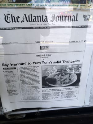 Menu photo 6 Yum Yum Thai Restaurant Tucker, GA Menu photo 6 Yum Yum Thai Restaurant Tucker, GA