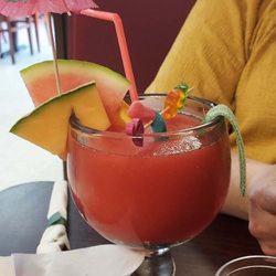El Dorado Mexican Restaurant - Strawberry Margarita.