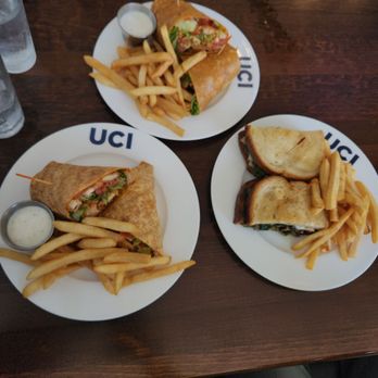 UClub Bistro - Buffalo chicken wrap and Portebello Mushroom Sandwich - Sandwiches Near Me - Irvine, California UClub Bistro - Buffalo chicken wrap and Portebello Mushroom Sandwich - Sandwiches Near Me - Irvine, California