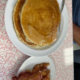 Pancakes and bacon