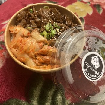 Mama's Haus Tea & Boba - Korean beef bowl...highly recommended! super good - Bubble Tea Near Me - Temecula, California Mama's Haus Tea & Boba - Korean beef bowl...highly recommended! super good - Bubble Tea Near Me - Temecula, California