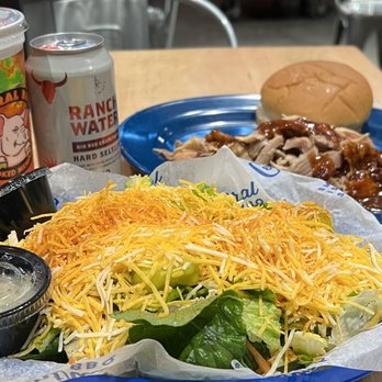 Central BBQ - Pulled chicken with side salad option - Barbeque Near Me - Nashville, Tennessee