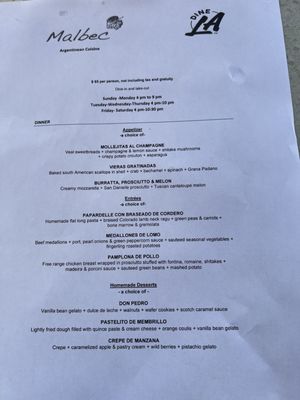 Menu photo 4 Malbec Arts District Los Angeles, CA Menu photo 4 Malbec Arts District Los Angeles, CA