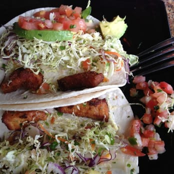 Chart House - Fish tacos. Two tiny pieces of fish. Two pieces could fit on my fork. - Seafood Near Me - Alexandria, Virginia Chart House - Fish tacos. Two tiny pieces of fish. Two pieces could fit on my fork. - Seafood Near Me - Alexandria, Virginia