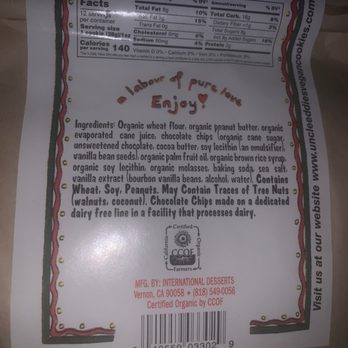 Uncle Eddies Vegan Cookies - the label - Specialty Food Near Me - Glendale, California Uncle Eddies Vegan Cookies - the label - Specialty Food Near Me - Glendale, California
