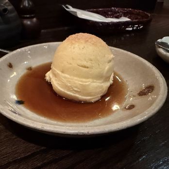 Tei-An - Soba Ice cream with Kinako & Kuromitsu - Japanese Near Me - Dallas, Texas
