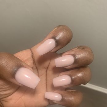 Collins Nails Salon & Spa - Full set, short, coffin shape, clear coat only - Nail Salons Near Me - Arlington, Texas Collins Nails Salon & Spa - Full set, short, coffin shape, clear coat only - Nail Salons Near Me - Arlington, Texas