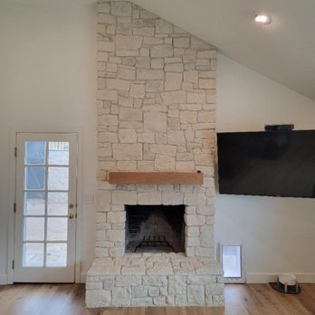 Roofing Plus Construction - Lovely remodeled fireplace! - Roofing Near Me - Upland, California