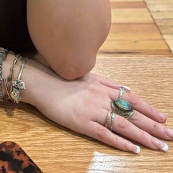 Beauty Nails - A photo of the set, with the missing nail. - Nail Salons Near Me - Ames, Iowa Beauty Nails - A photo of the set, with the missing nail. - Nail Salons Near Me - Ames, Iowa