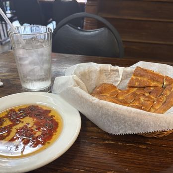 Angora Mediterranean Restaurant - Complementary bread and Italian butter - Mediterranean Near Me - Oxford, North Carolina