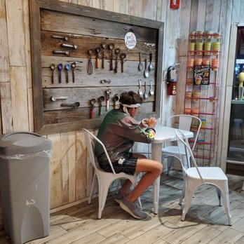 Ice and Cream Creamery - Indoor dining - Ice Cream & Frozen Yogurt Near Me - St. Pete Beach, Florida