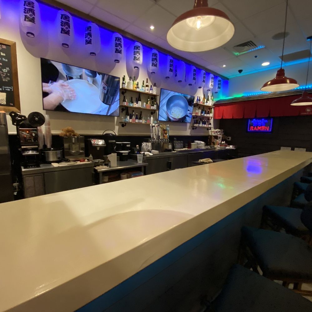 Yoko-San Ramen - Bar seating inside with 2 TVs - Ramen Near Me - Naples, Florida Yoko-San Ramen - Bar seating inside with 2 TVs - Ramen Near Me - Naples, Florida