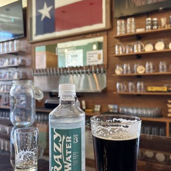 Rickhouse Brewing - Crazy water level 3, back in black draft - Breweries Near Me - Mineral Wells, Texas