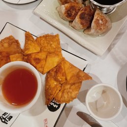 Dumplings + Crab Rangoons Dumplings + Crab Rangoons