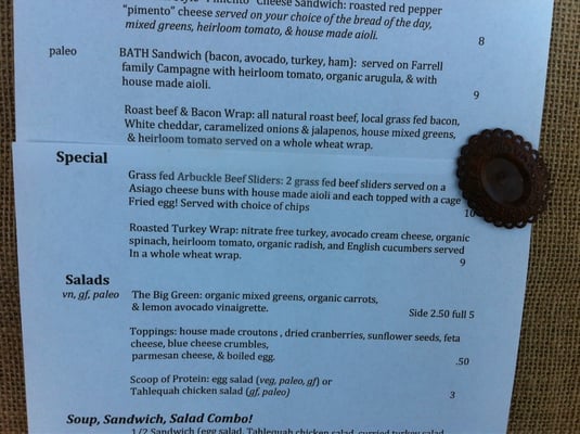 Menu photo 7 Green Goodies Oklahoma City, OK