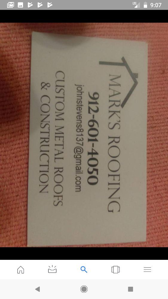 Slide of Marks Metal Roofing