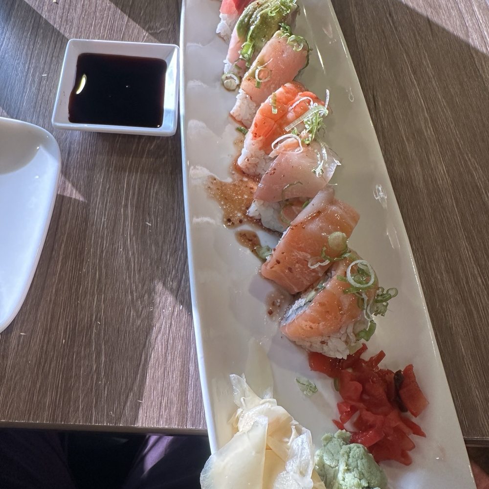 Ahi Sushi - Rainbow Roll - Sushi Bars Near Me - Bakersfield, California Ahi Sushi - Rainbow Roll - Sushi Bars Near Me - Bakersfield, California