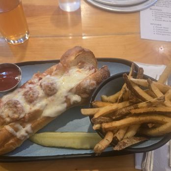 Trail Rider - Vegan meatball sub, fries and blood orange cider - Pizza Near Me - Cedar Crest, New Mexico