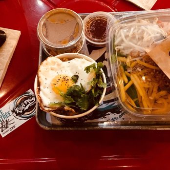 Roll Play - Fully Loaded Bowl and Triple X Fried Rice + Peanut Sauce and Sweet Chili Sauce - Vietnamese Near Me - Vienna, Virginia Roll Play - Fully Loaded Bowl and Triple X Fried Rice + Peanut Sauce and Sweet Chili Sauce - Vietnamese Near Me - Vienna, Virginia