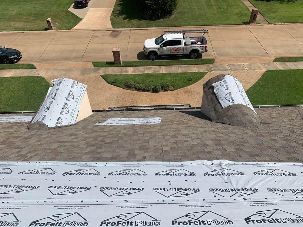 Slide of Hahn Roofing