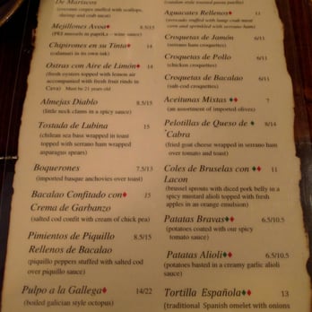 Nai - Menu - Tapas/Small Plates Near Me - New York, New York Nai - Menu - Tapas/Small Plates Near Me - New York, New York