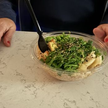 Koibito Poke - Stetson Hills - Make your own bowl small with chicken and seaweed salad - Poke Near Me - Glendale, Arizona Koibito Poke - Stetson Hills - Make your own bowl small with chicken and seaweed salad - Poke Near Me - Glendale, Arizona