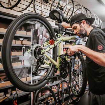 The Bike Gallery - Andres working his magic on this bike. - Bikes Near Me - Charlotte, North Carolina The Bike Gallery - Andres working his magic on this bike. - Bikes Near Me - Charlotte, North Carolina