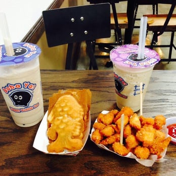 Boba Ya - Drinks with red bean fish bread and popcorn chicken - Coffee & Tea Near Me - La Mirada, California Boba Ya - Drinks with red bean fish bread and popcorn chicken - Coffee & Tea Near Me - La Mirada, California