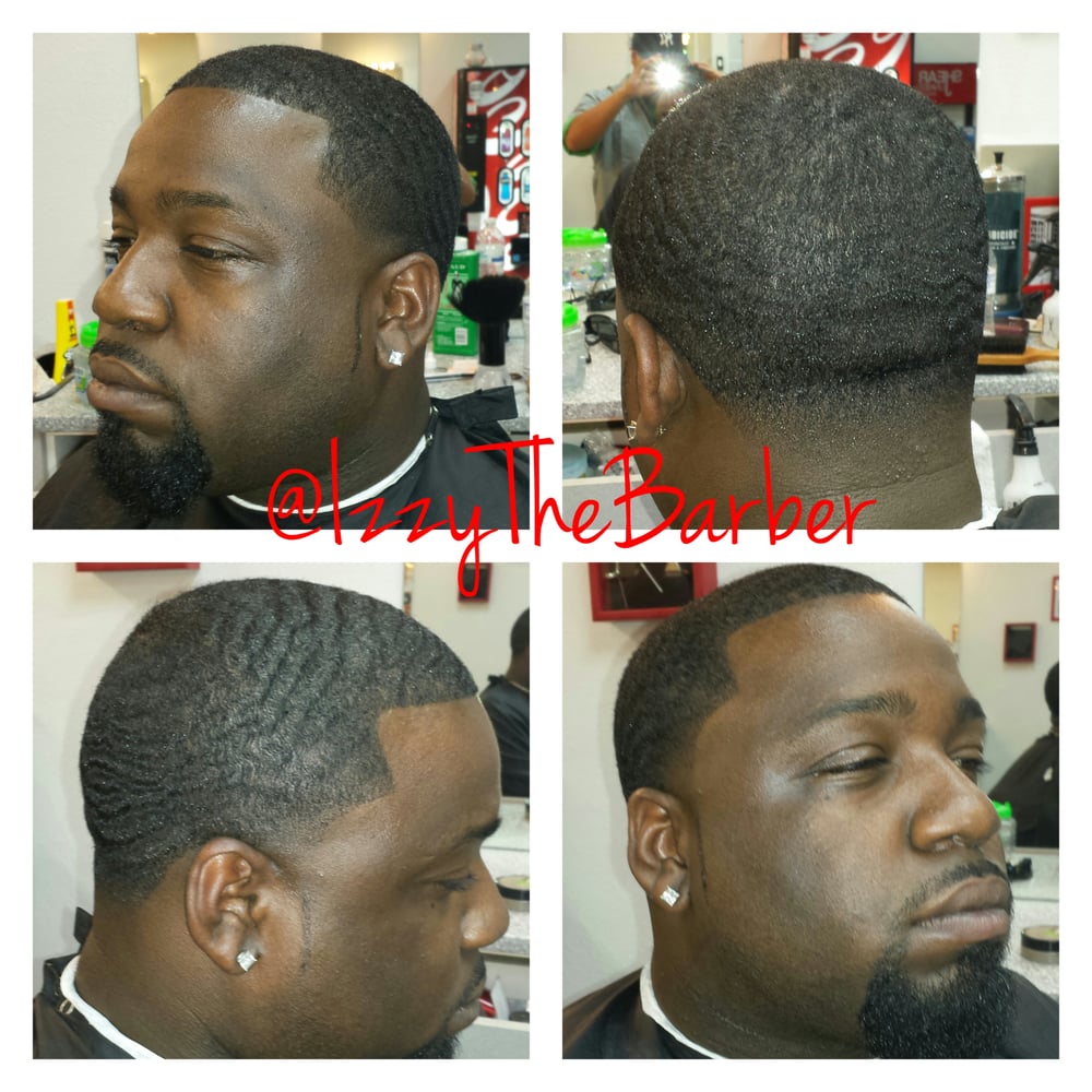 Izzy The Barber Logo