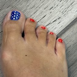 Tips and Toes - Happy 4th!!!!