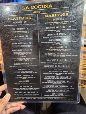 Menu photo 7 La Cocina Ukiah, CA