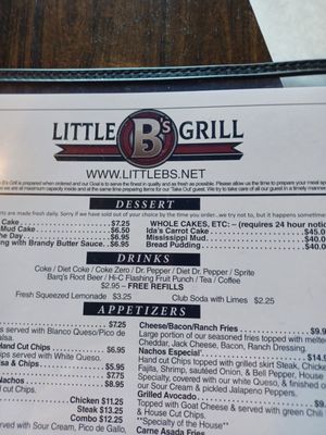 Menu photo 6 Little B's Grill Mountain Home, AR Menu photo 6 Little B's Grill Mountain Home, AR