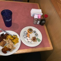 Hibachi House Buffet - Sushi & rice & chicken wings & hibachi chicken