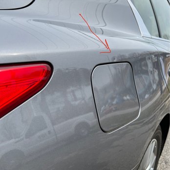 Dentless Touch - Dent before picture - Body Shops Near Me - Springfield, Virginia