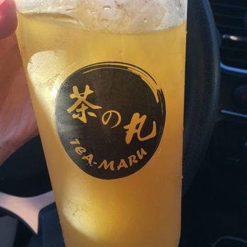 Tea Maru - Mango Green Tea - Bubble Tea Near Me - San Gabriel, California