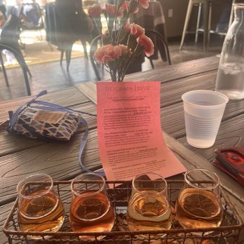 Deschain Cellars - Rose flight ! Yeah! Wines from France and Italy. My fav!! - Wine Tasting Room Near Me - Gainesville, Texas