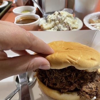 Hickory Stick Bar-B-Q - Chopped Beef Sandwich - Barbeque Near Me - Fort Worth, Texas Hickory Stick Bar-B-Q - Chopped Beef Sandwich - Barbeque Near Me - Fort Worth, Texas