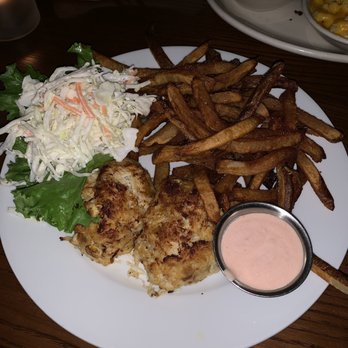 Chadwicks - $27 "jumbo" crab cakes with nothing jumbo about them. Lots of filler and super small. Should be called crab cake minis - American Near Me - Alexandria, Virginia