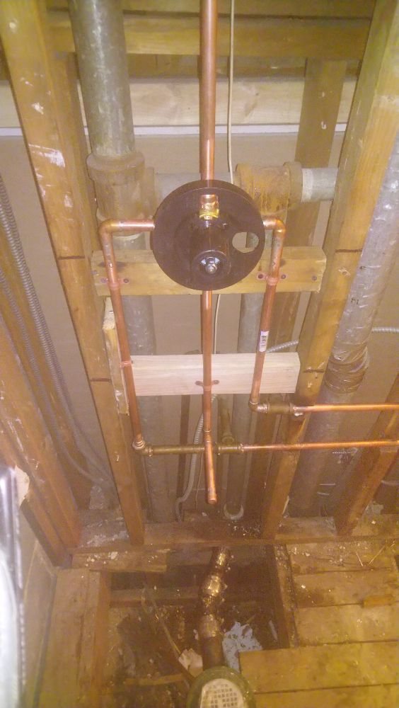 Slide of S H plumbing and heating
